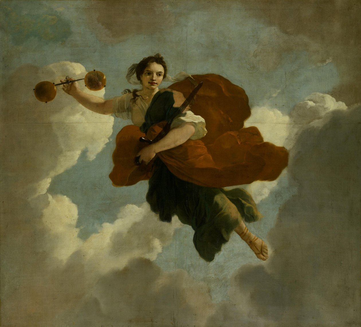 Justitia: Allegorische Darstellung der Pflege von Leprakranken und Unschuldigen von Gerard de Lairesse