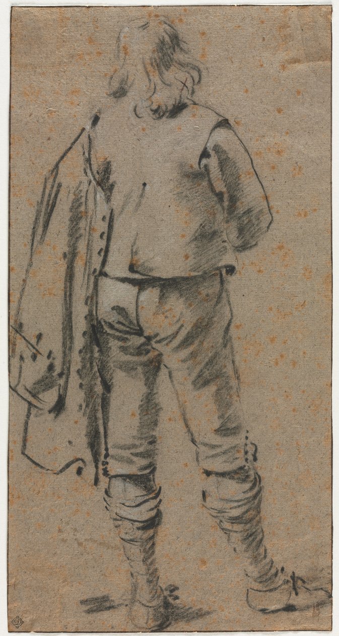Ein Mann von hinten gesehen von Gerard ter Borch