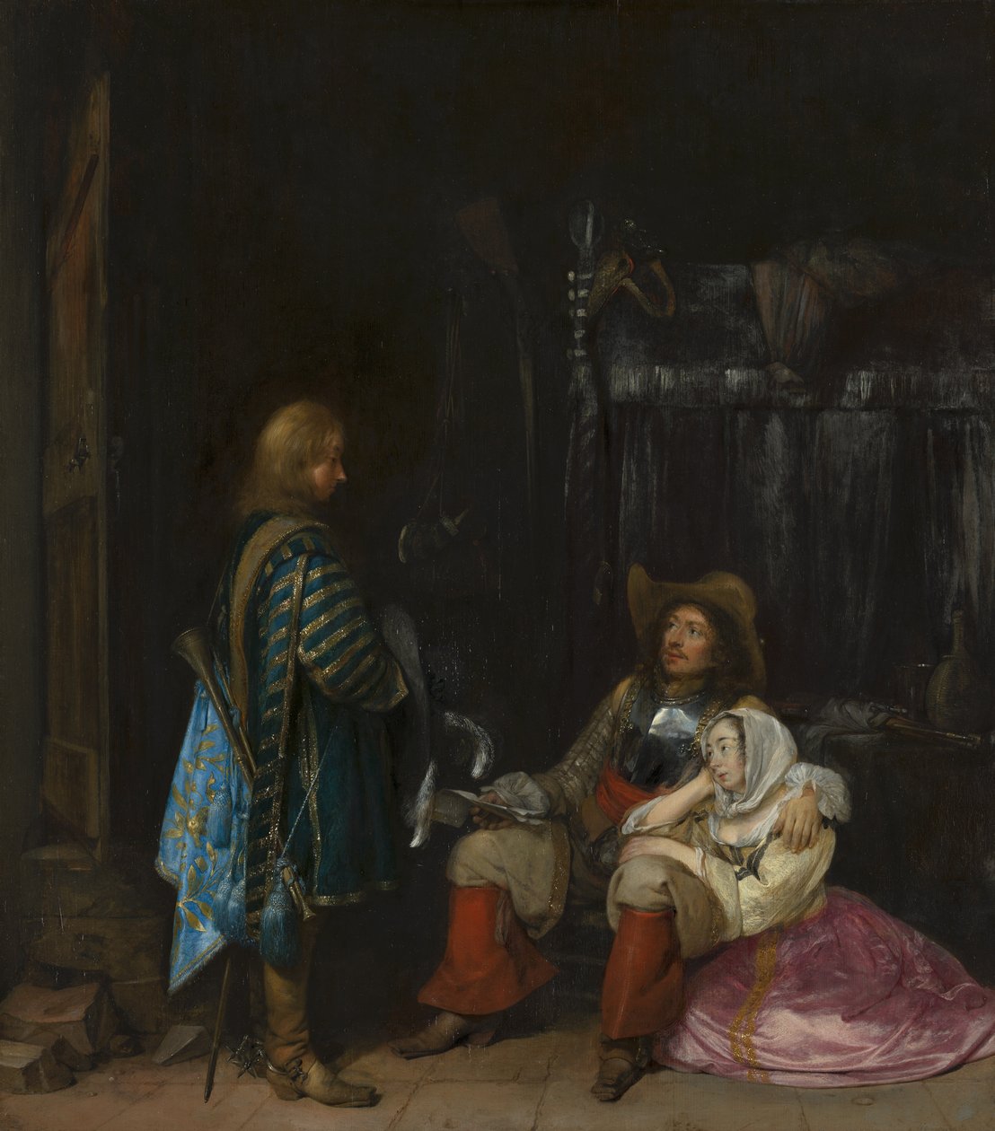 Der Bote von Gerard ter Borch