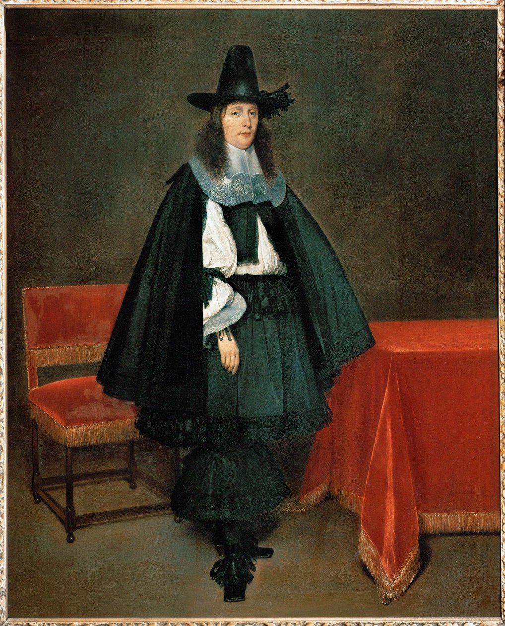 Porträt eines jungen Mannes von Gerard ter Borch or Terborch