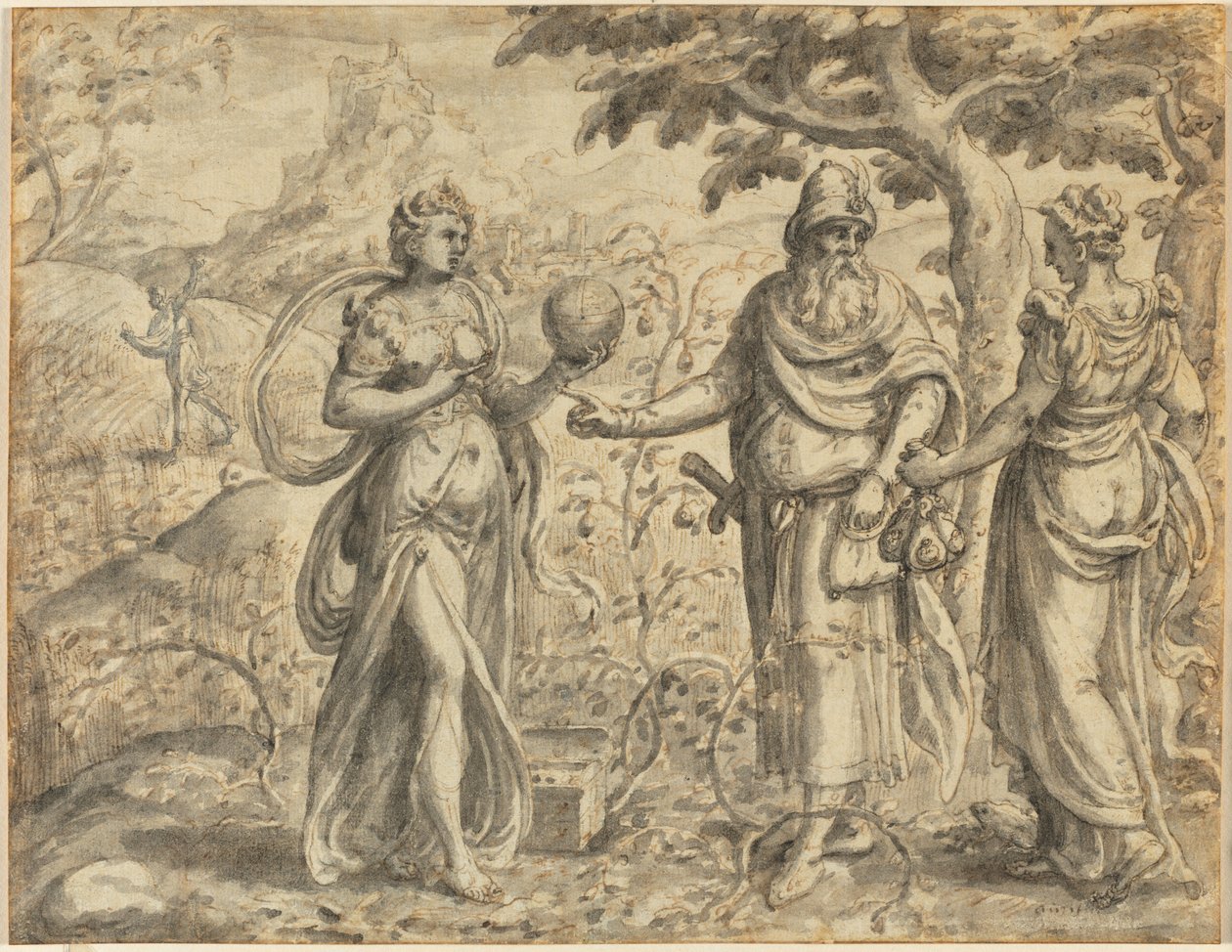 Der Samen, der unter die Dornen fiel, aus dem Gleichnis vom Sämann von Gerard van Groeningen