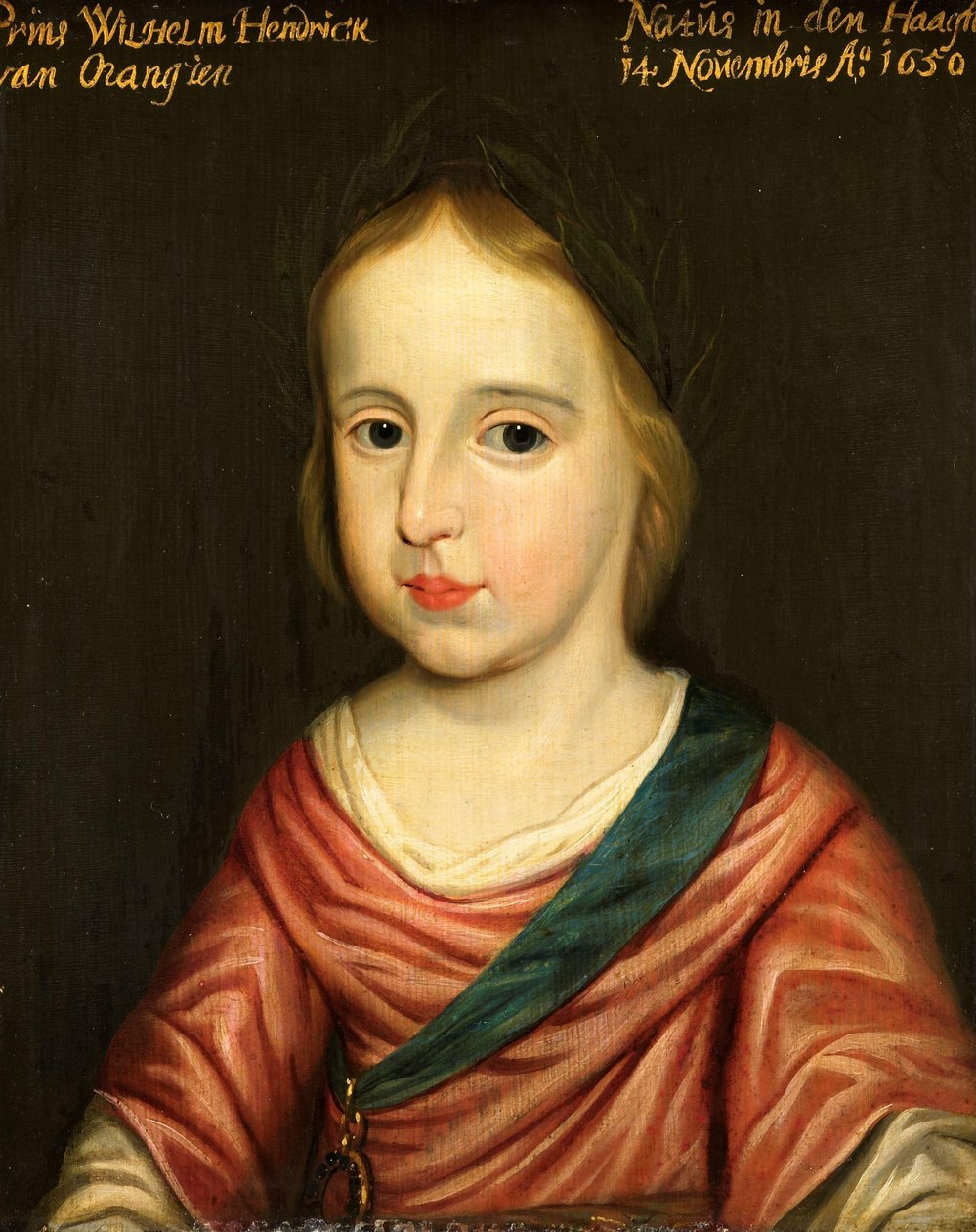 Porträt von Wilhelm III., Prinz von Oranien von Gerard van Honthorst (workshop of)