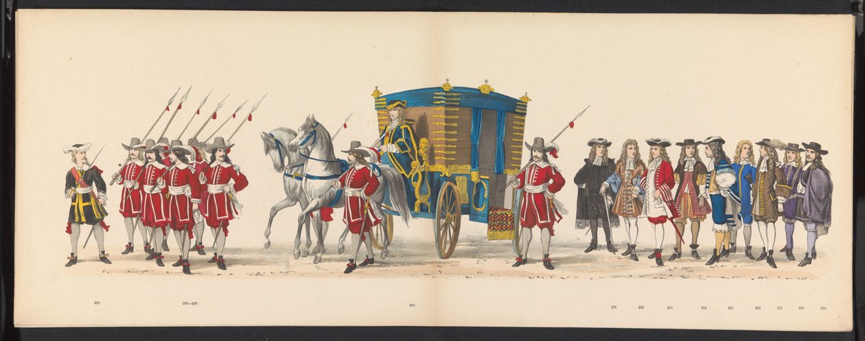 Maskerade der Leidener Studenten, 1875 (Platte 18) von Gerardus Johannes Bos