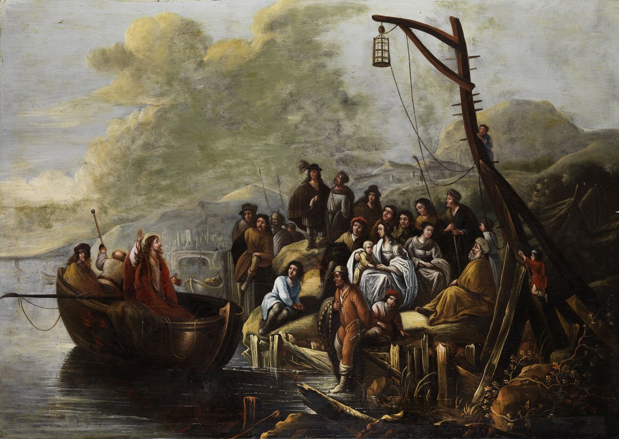 Jesus predigt am See Genezareth von Gerbrand van den Eeckhout