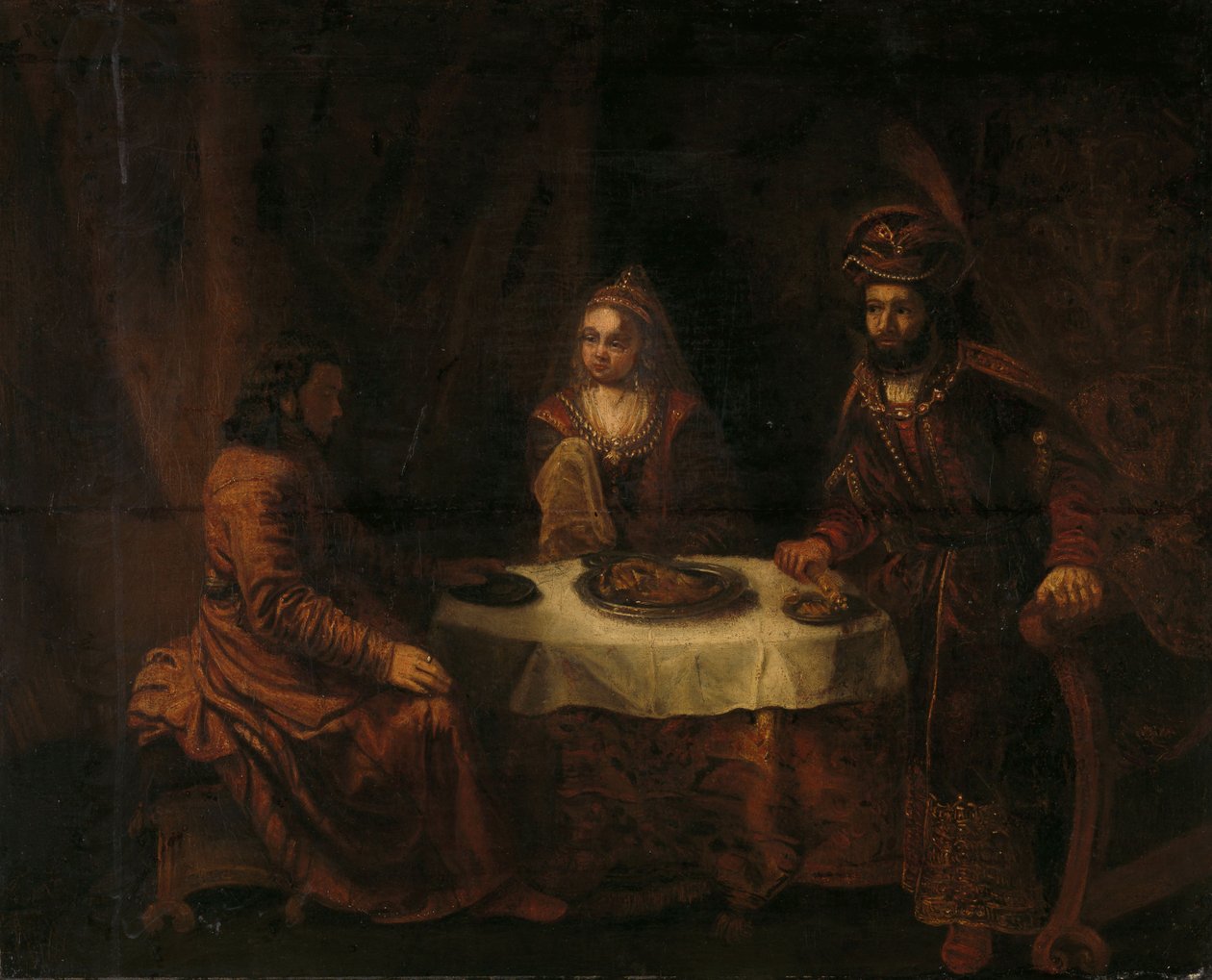 Der Zorn des Ahasveros von Gerbrandt van den Eeckhout
