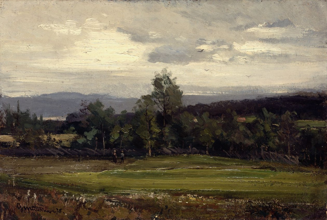 Felder in Hedmark im Sommer von Gerhard Munthe