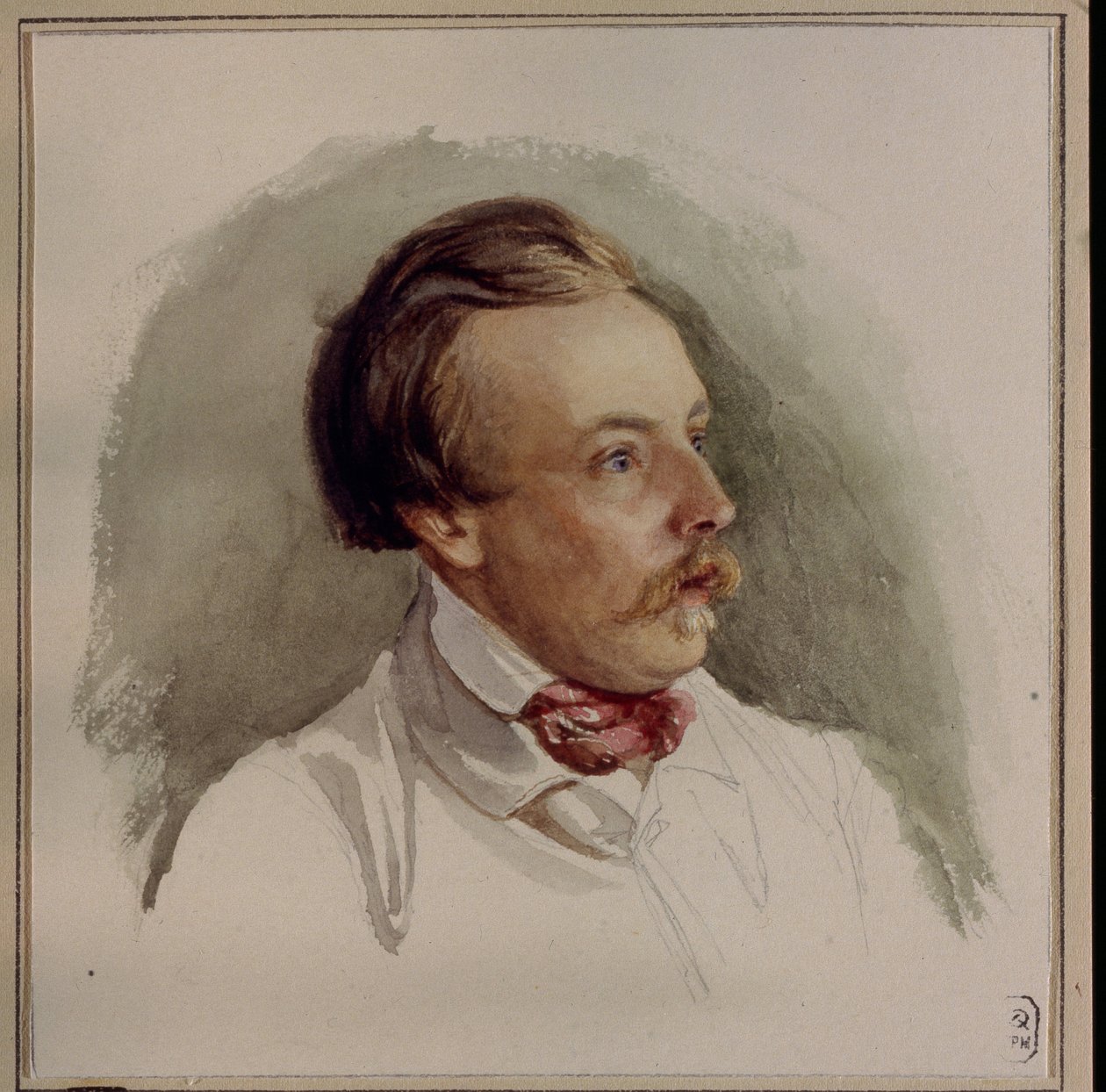 Porträt des Malers Alexander (Alexandre) von Kotzebue (1815-1889) von Gerhard Wilhelm von Reutern