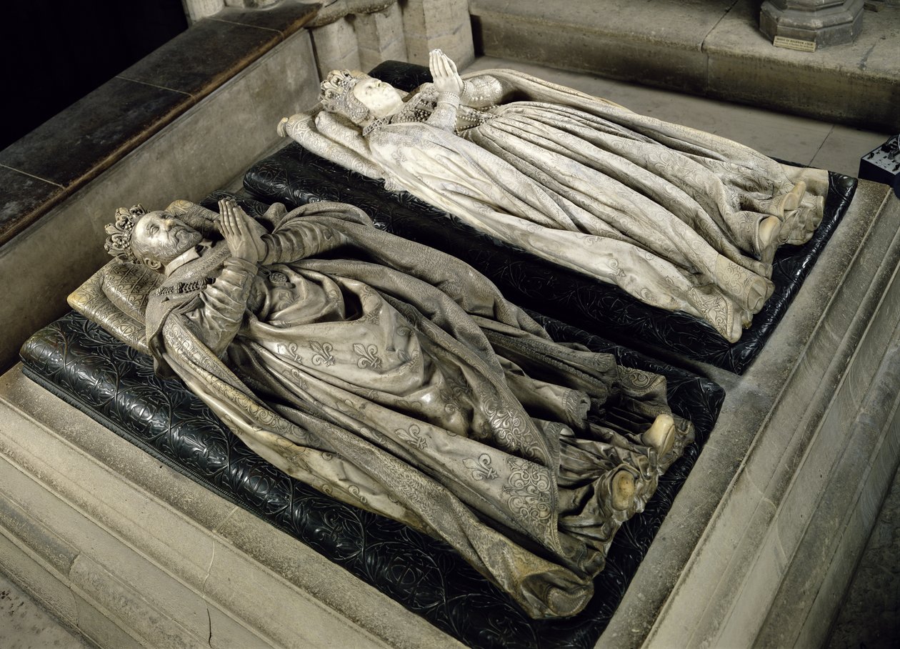 Efigien von Henri II (1519-59) und Catherine de Medici (1519-89) 1583 von Germain Pilon