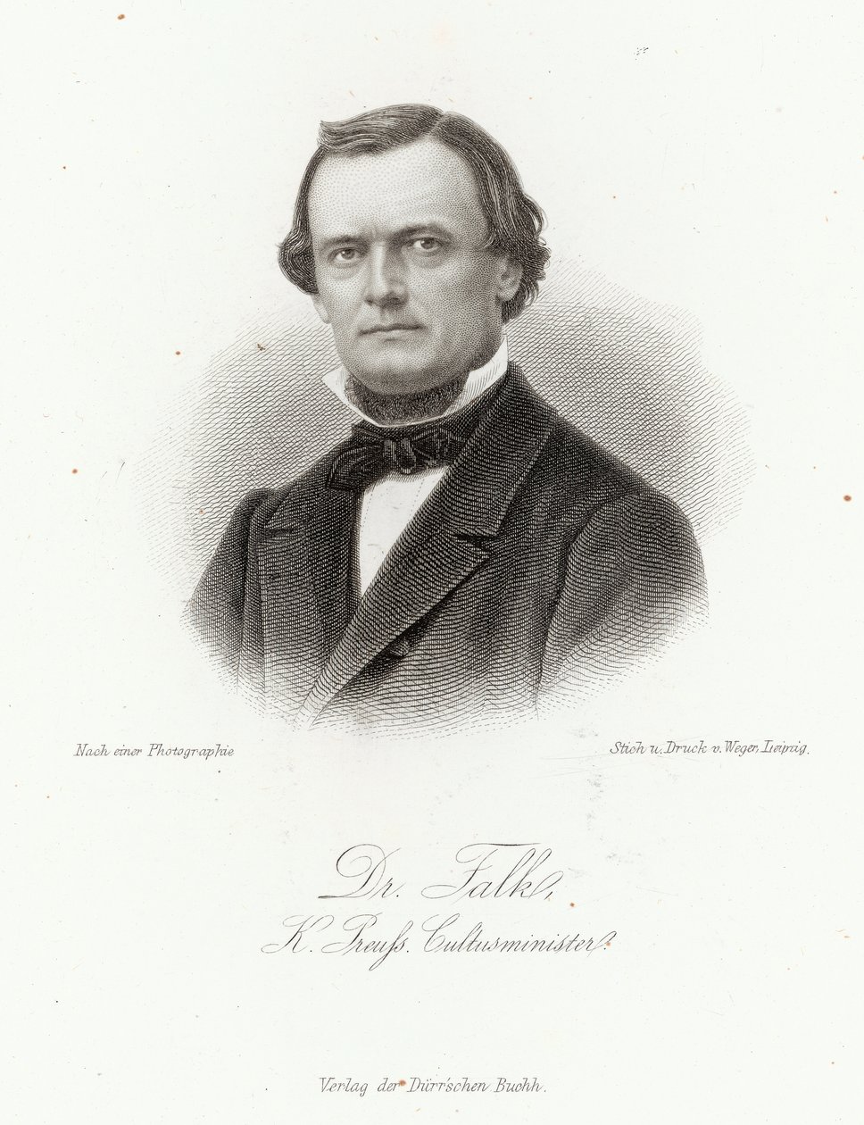 Dr. Adalbert Falk (1827-1900) in der 