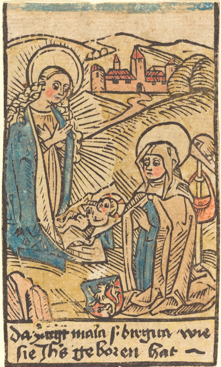 Madonna und die Heilige Birgitta von German 15th Century