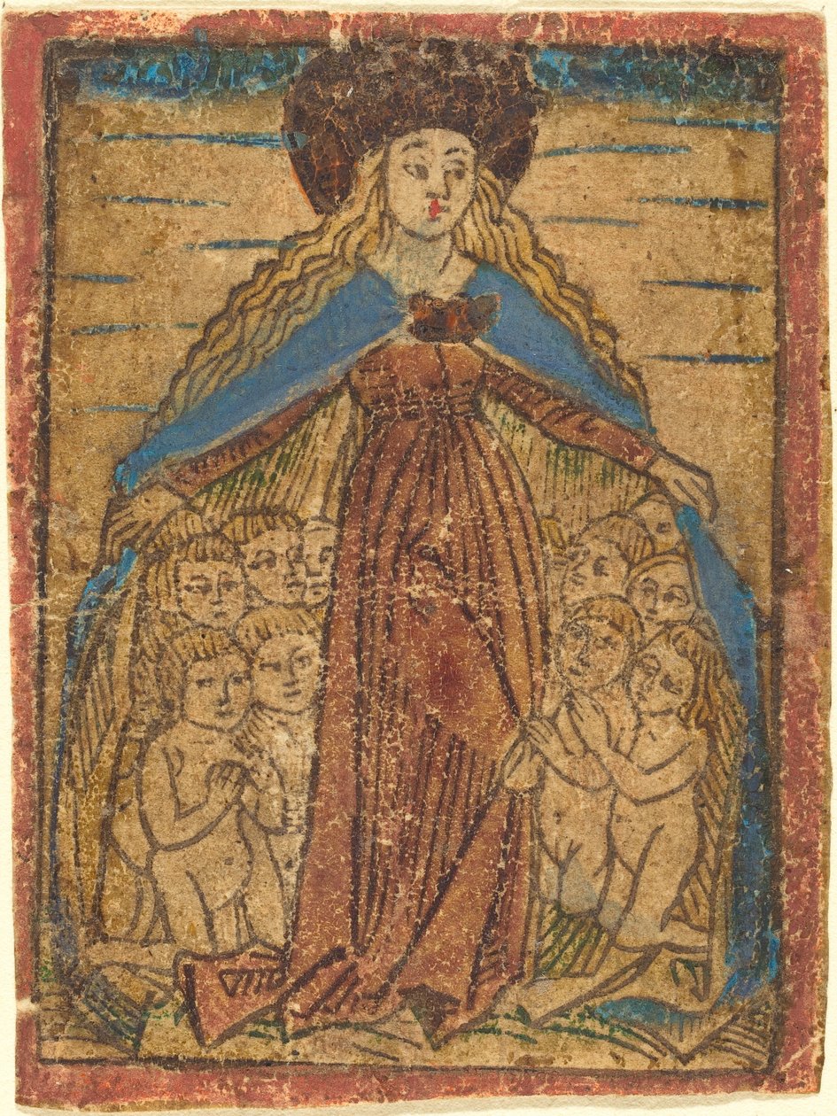 Madonna als Beschützerin von German 15th Century