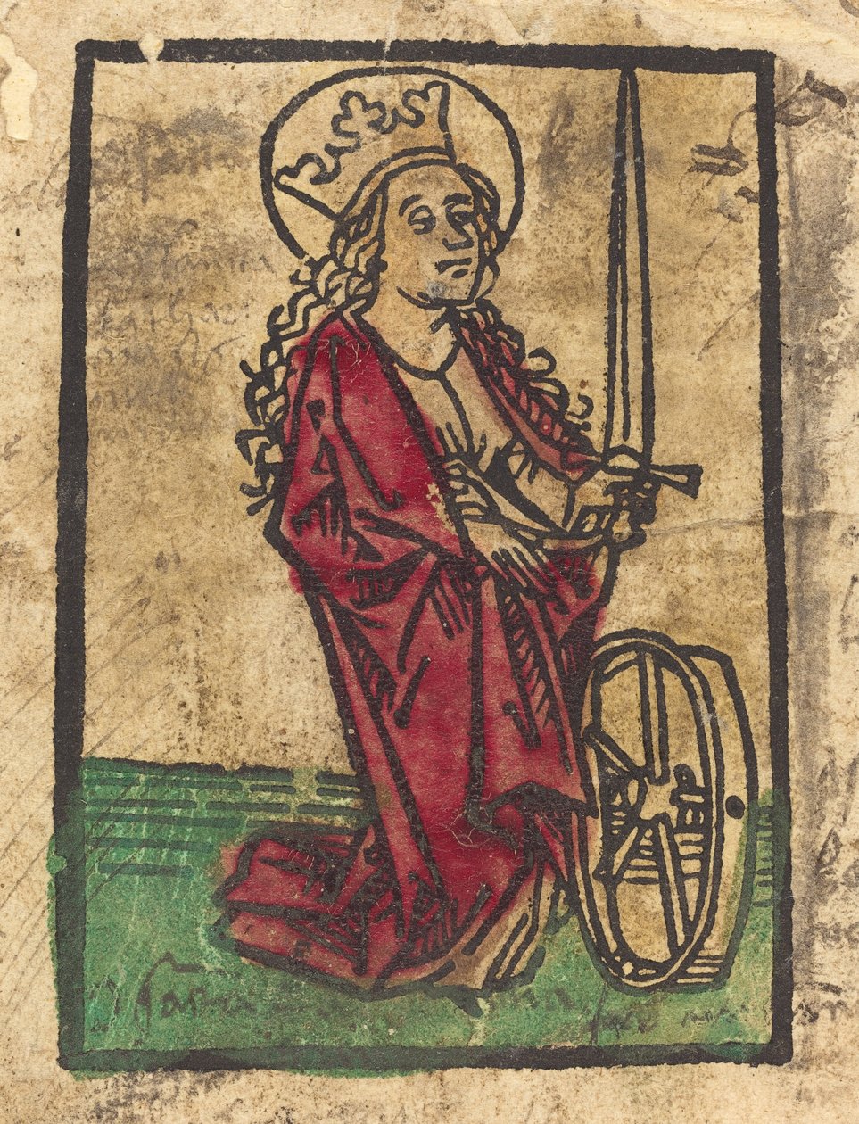 Heilige Katharina von Alexandria von German 15th Century