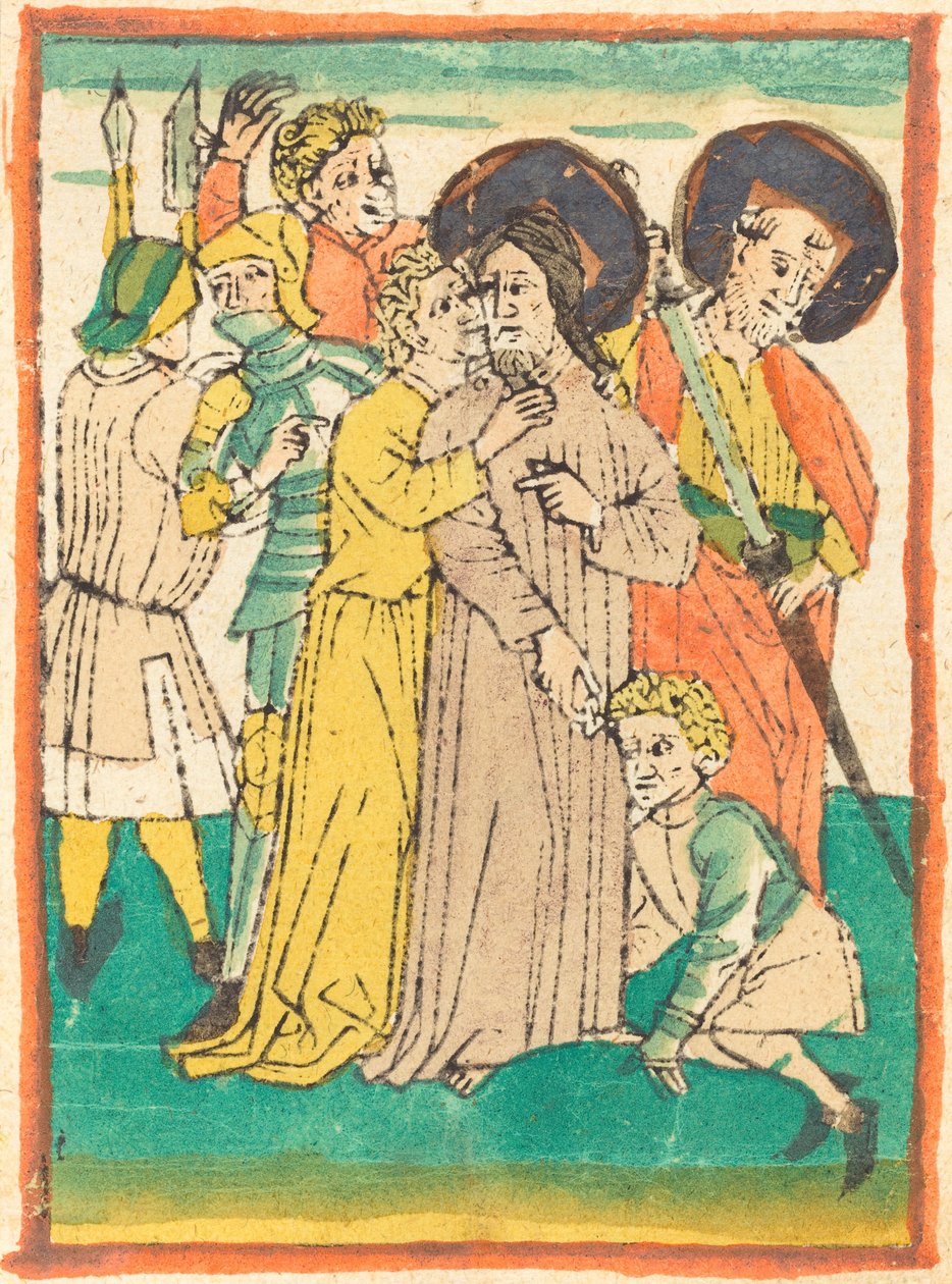 Der Verrat an Christus von German 15th Century
