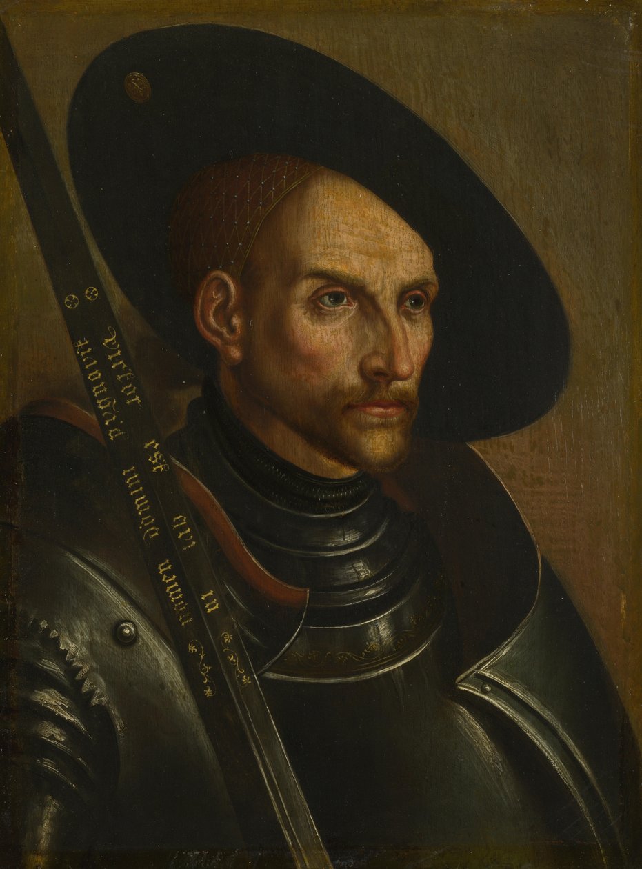 Porträt von Edzard I., Graf von Ostfriesland 1461-1528, 18. Jahrhundert von German Master