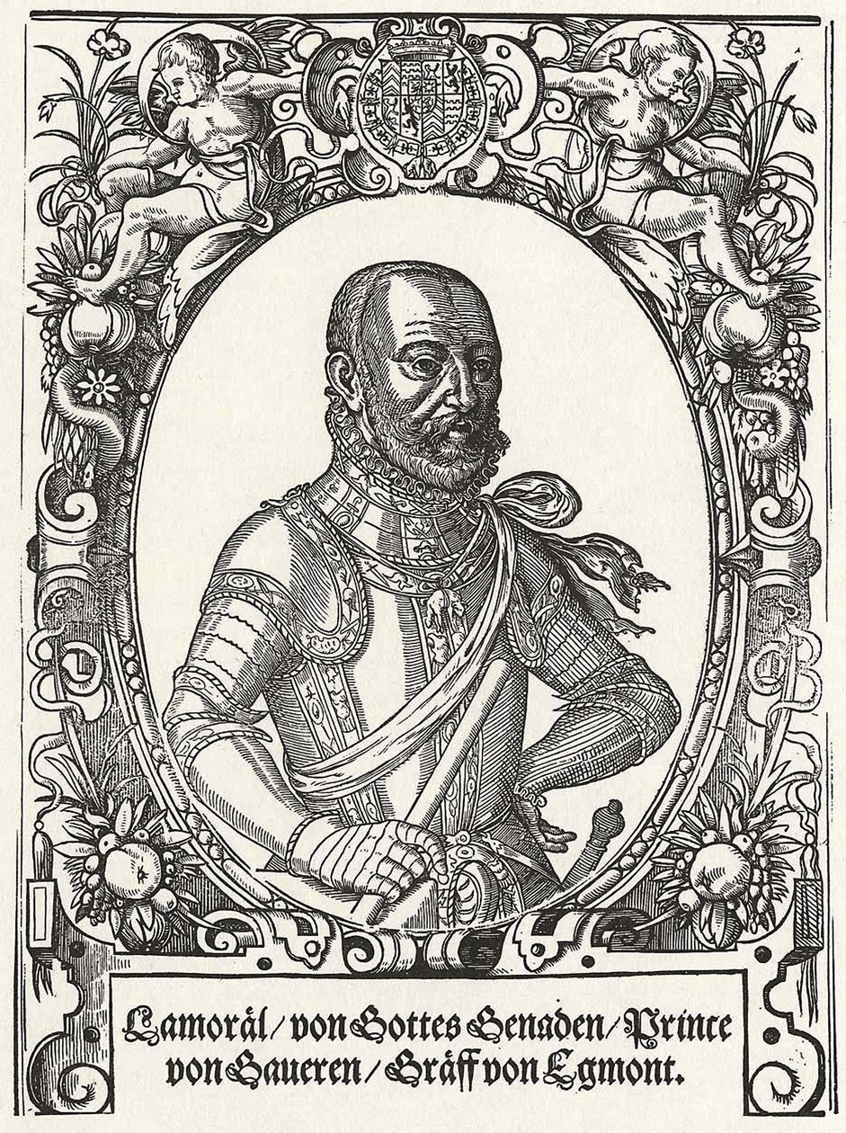Porträt von Lamoral, Graf von Egmont, Prinz von Gavere, zweite Hälfte des 16. Jahrhunderts von German Master