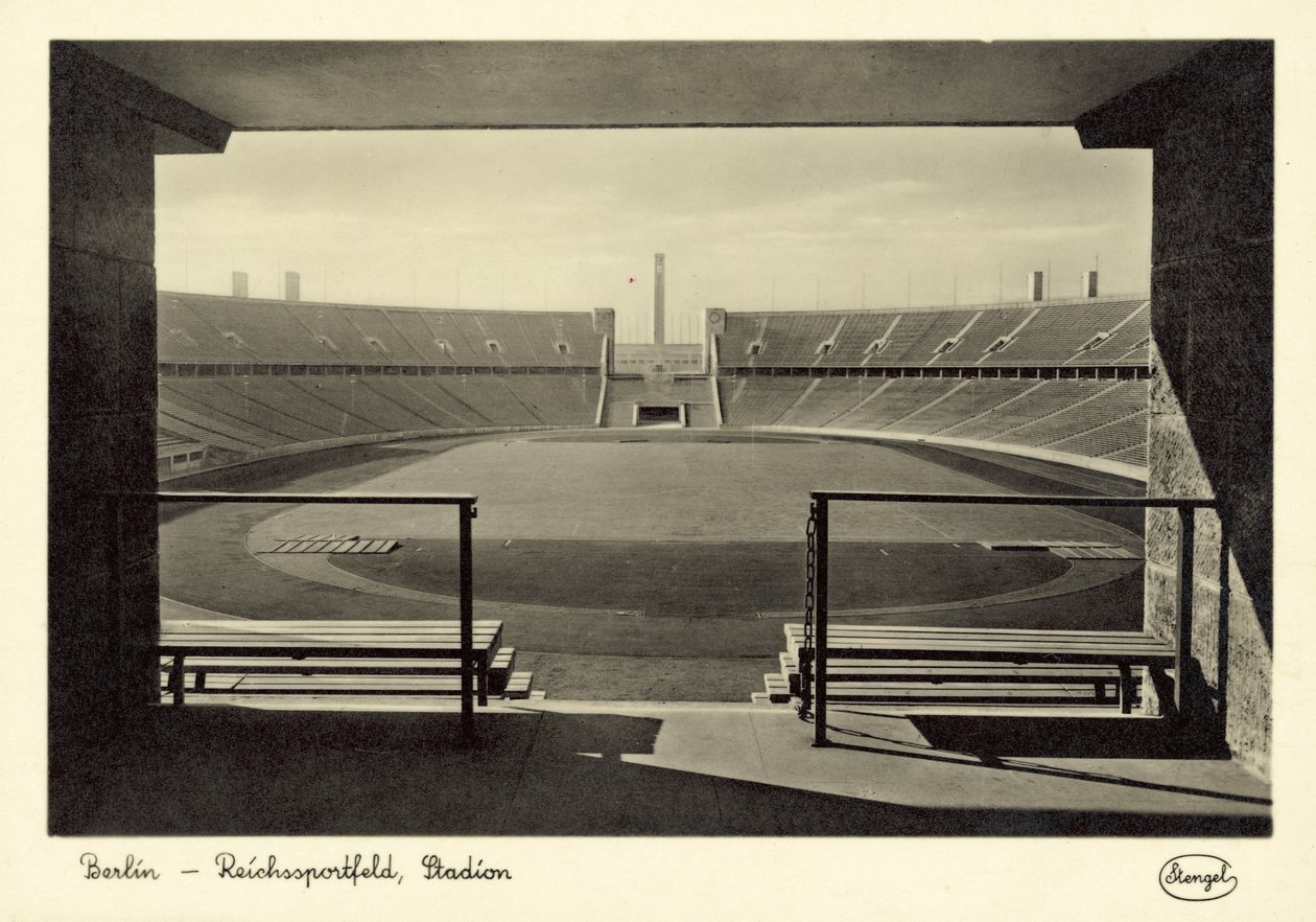 Das Olympiastadion, Reichssportfeld, Berlin von German Photographer