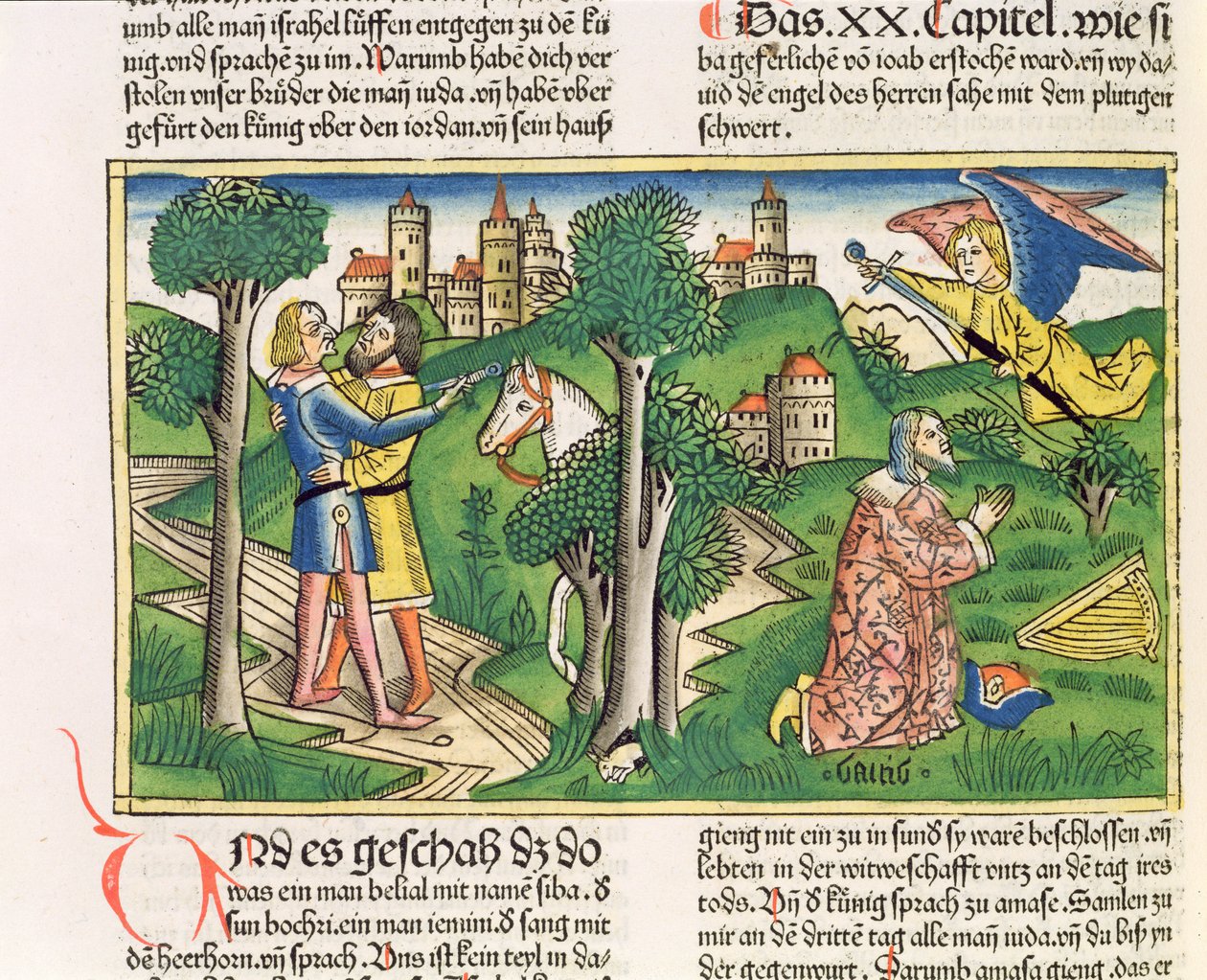2. Samuel 20:10 Joab tötet Amasa, aus der 