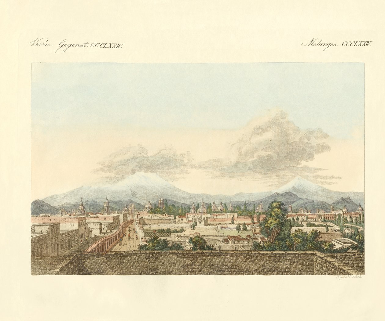 Eine Ansicht von Mexiko und der weiteren Umgebung dieser Stadt von German School