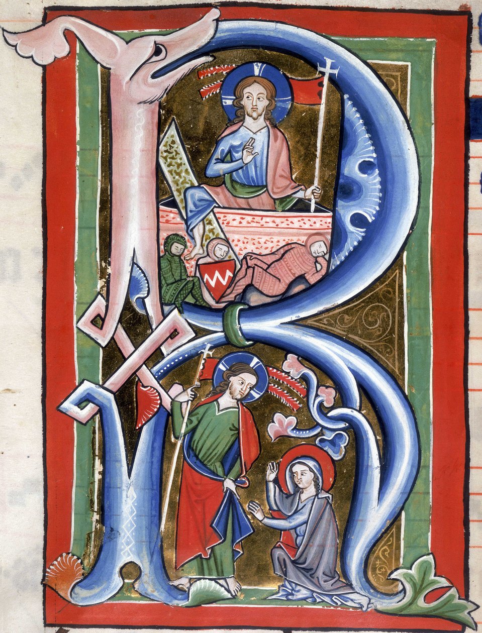 Szenen aus dem Leben Christi (Detail) von German School