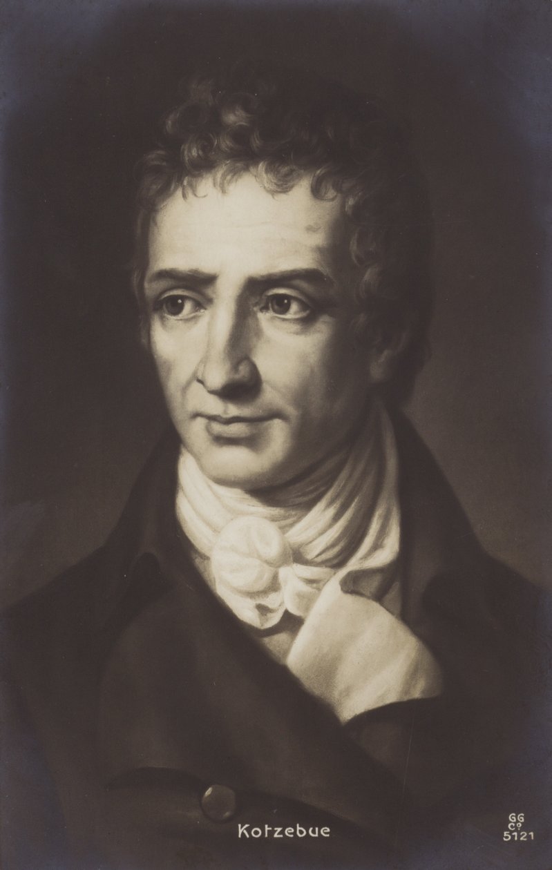 August Kotzebue (1761-1819), deutscher Dramatiker und Schriftsteller von German School