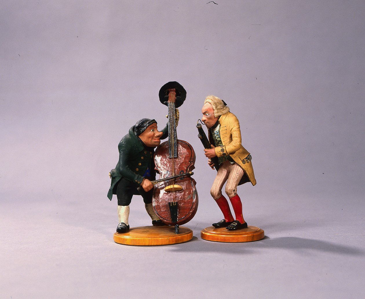 Karikaturfiguren von Musikern, hergestellt in Nürnberg, 1836 von German School