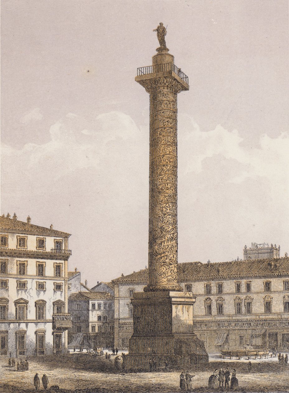 Säule des Marcus Aurelius, Rom von German School
