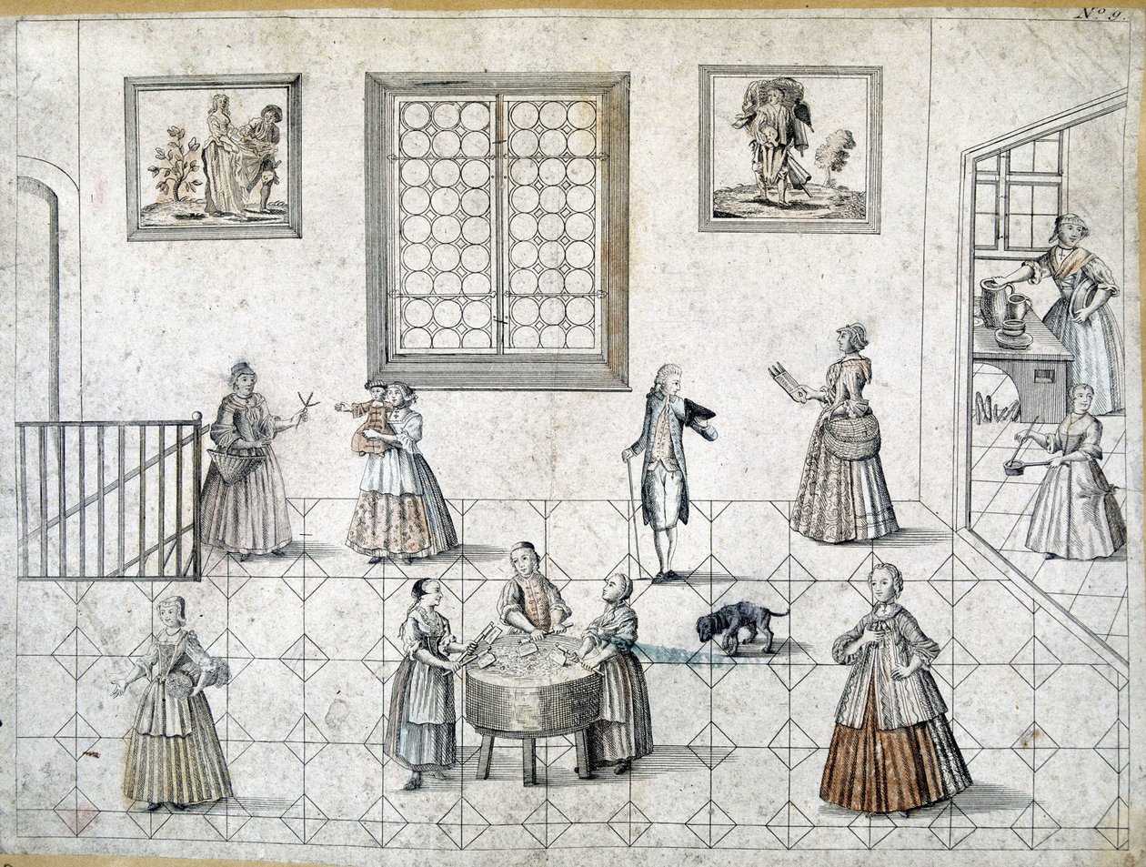 Alltag der Adligen und ihrer Diener, Deutschland von German School