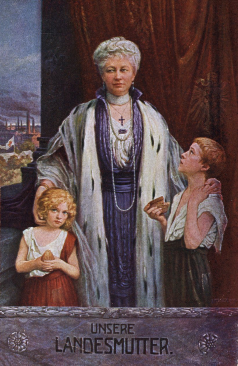 Kaiserin Auguste Viktoria von Deutschland, Mutter der Nation von German School