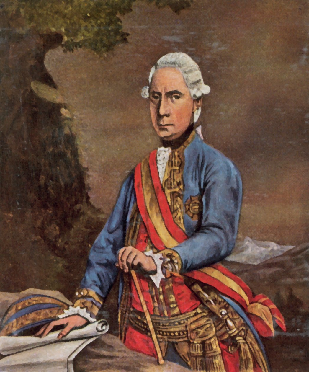 Feldmarschall Laudon von German School