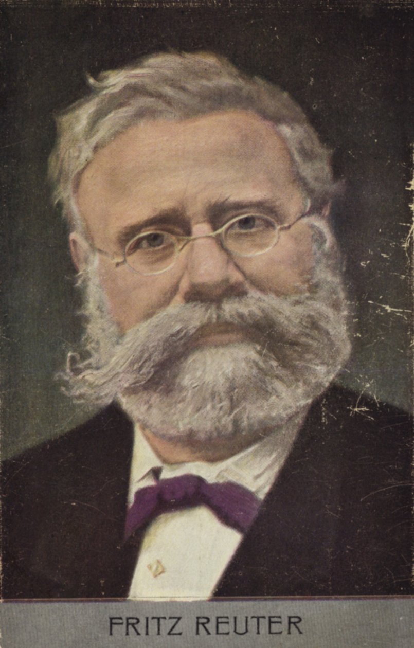 Fritz Reuter, deutscher Romanautor von German School