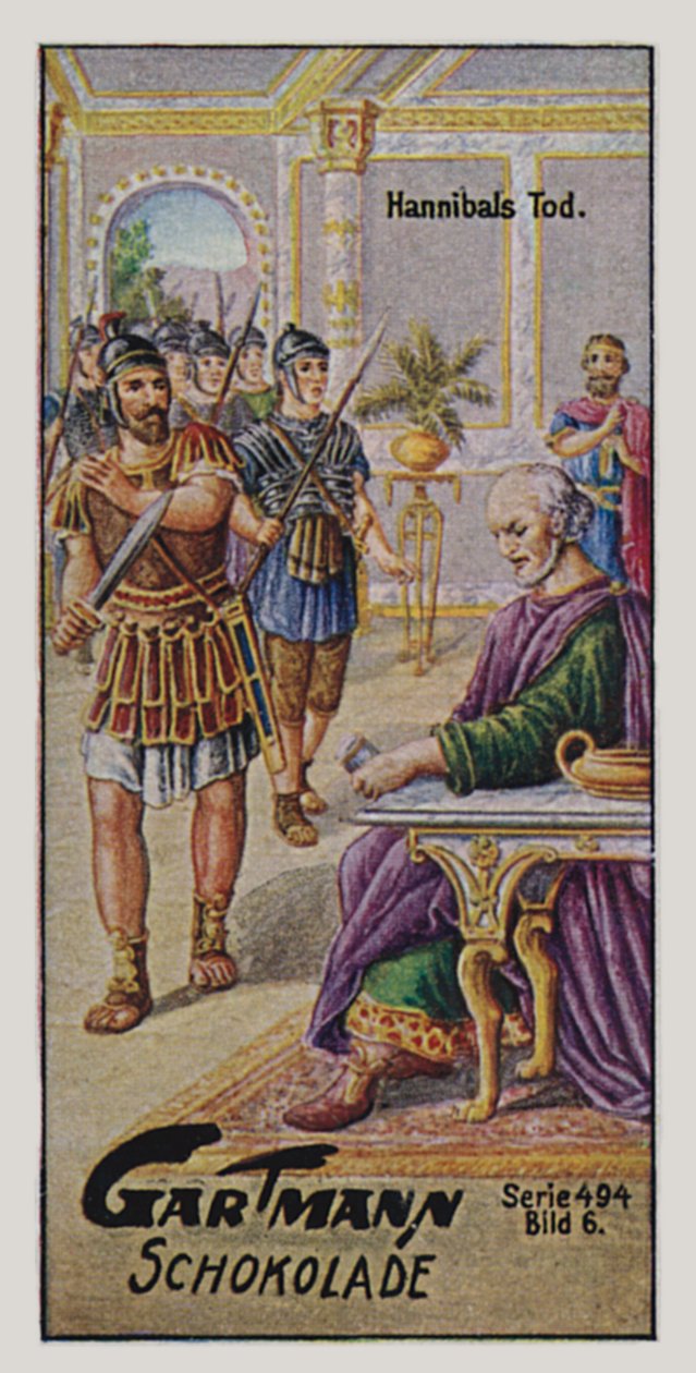 Hannibal (Farblithografie) von German School