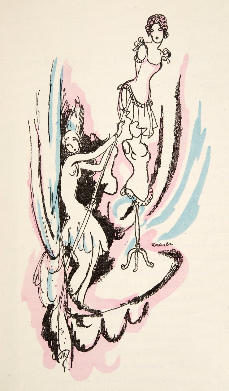 Illustration aus Styl, veröffentlicht 1922 von German School