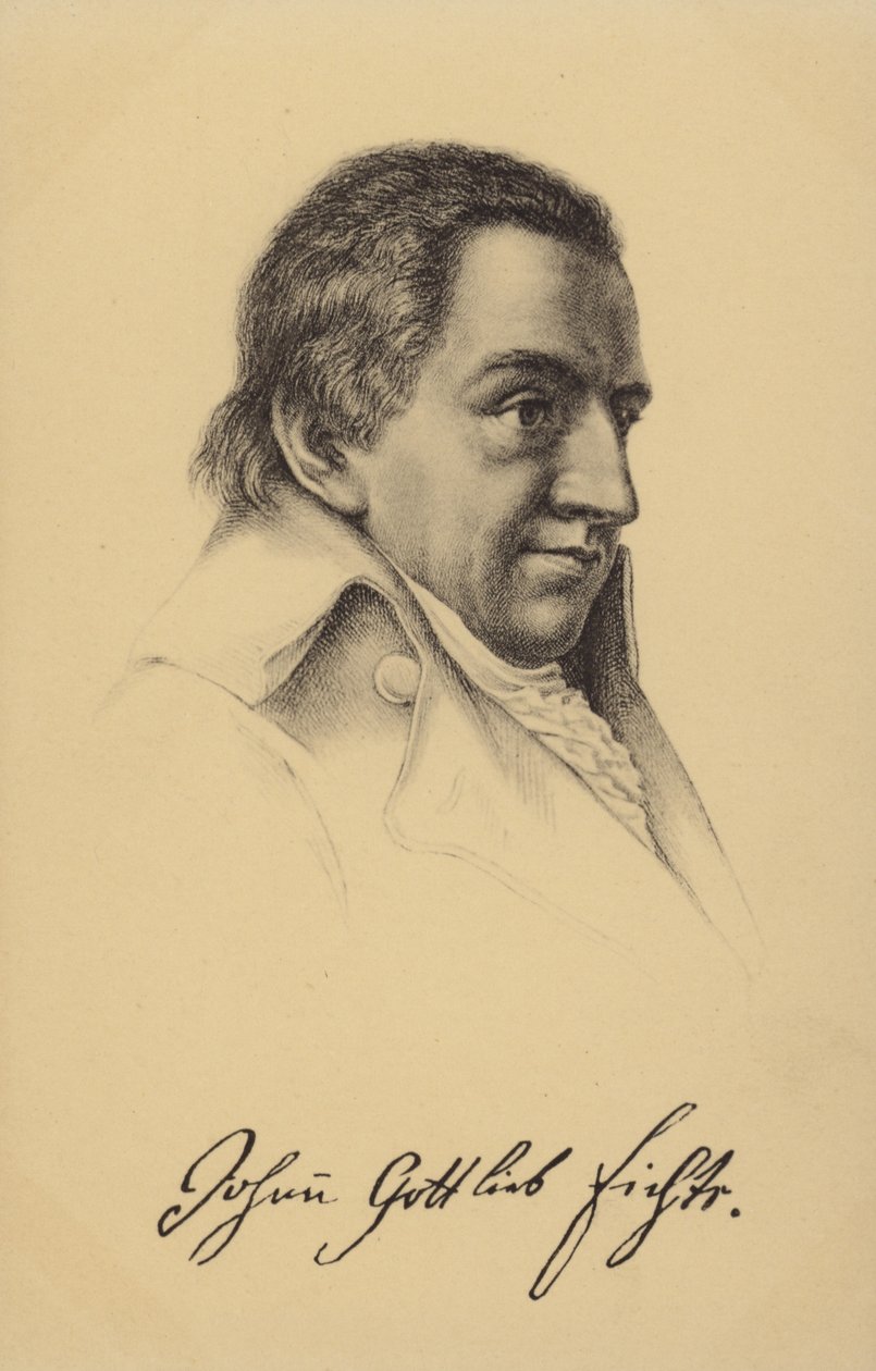 Johann Gottlieb Fichte (1762-1814), deutscher Philosoph und Schriftsteller von German School