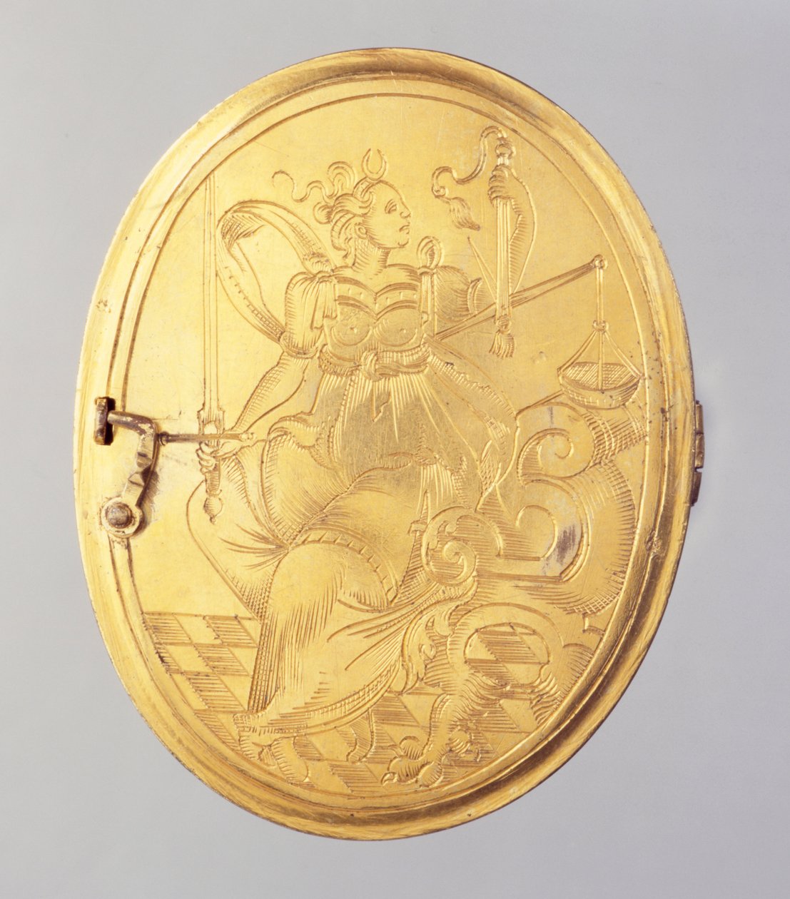Medaillon mit Wachsminiaturporträt von Landgraf Wilhelm IV von German School