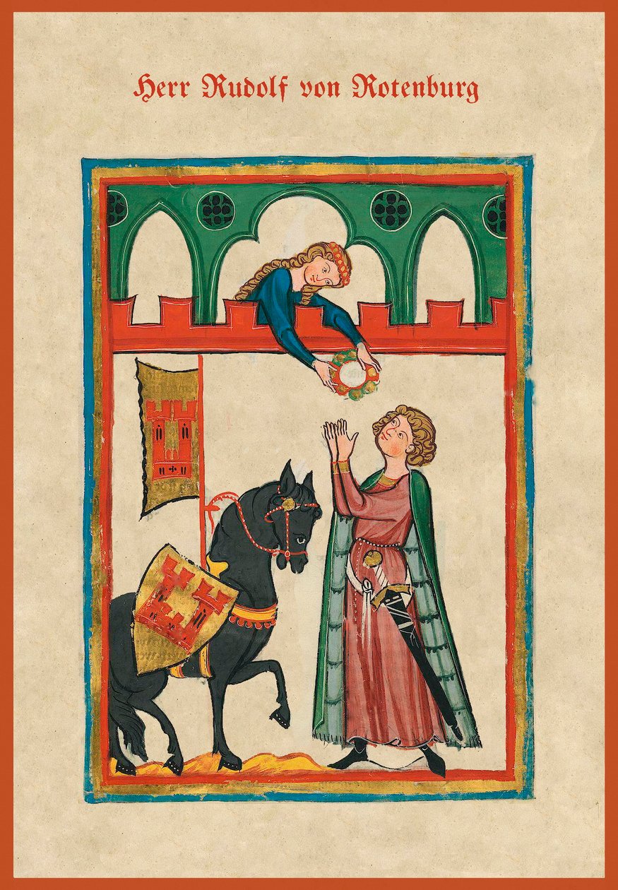 Mittelalterliches Liederbuch von German School