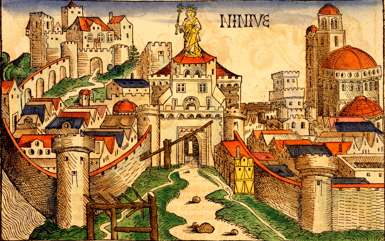 Nineve, aus Liber Chronicarum von Hartmann Schedel, 1493 von German School