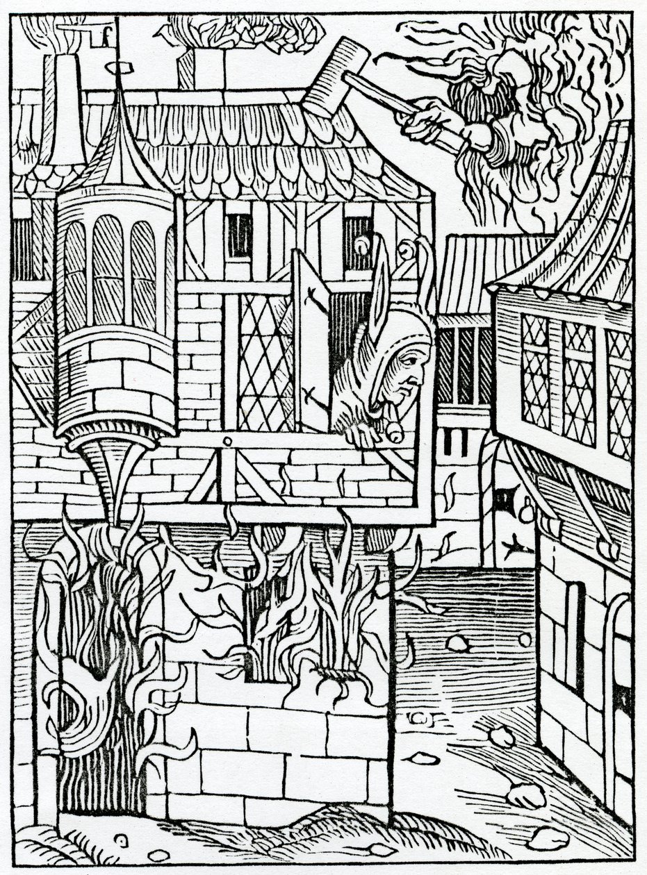 Von Prahlerei oder Vertrauen in das Glück, Illustration aus Alexander Barclays englischer Übersetzung von 
