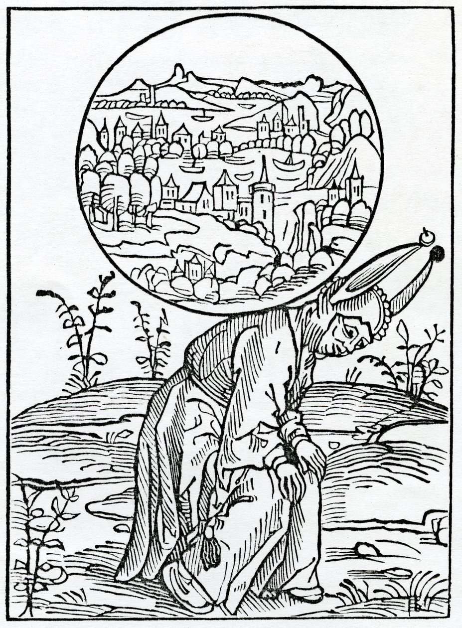 Von der übergroßen und kostspieligen Neugier der Menschen, Illustration aus Alexander Barclays englischer Übersetzung von 