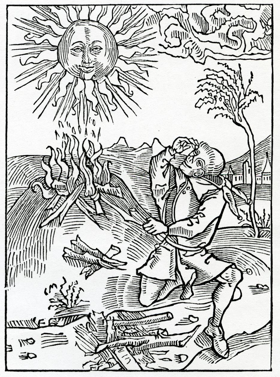 Von denen, die töricht gegen die Werke Gottes sprechen, Illustration aus Alexander Barclays englischer Übersetzung von 