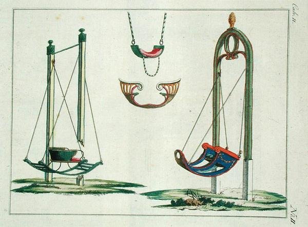 Ornate Gartenschaukeln, aus 
