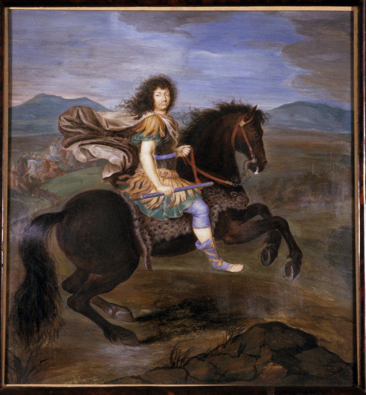 Porträt eines Militärkommandanten, 1676 von German School