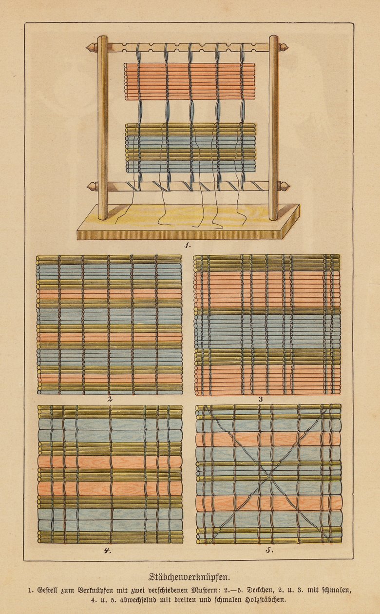 Stab- und Stoffplatzsets von German School