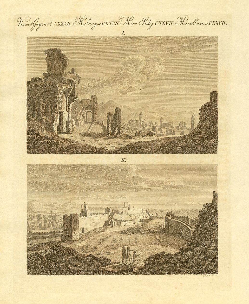 Ruinen der Altstadt Sagunto in Spanien von German School