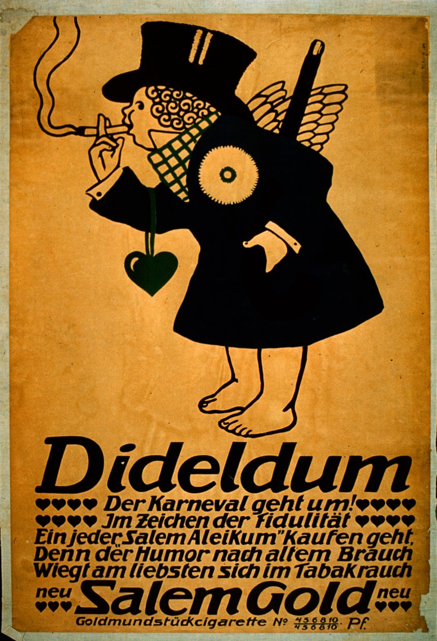 Salem Gold Zigarettenwerbung von German School
