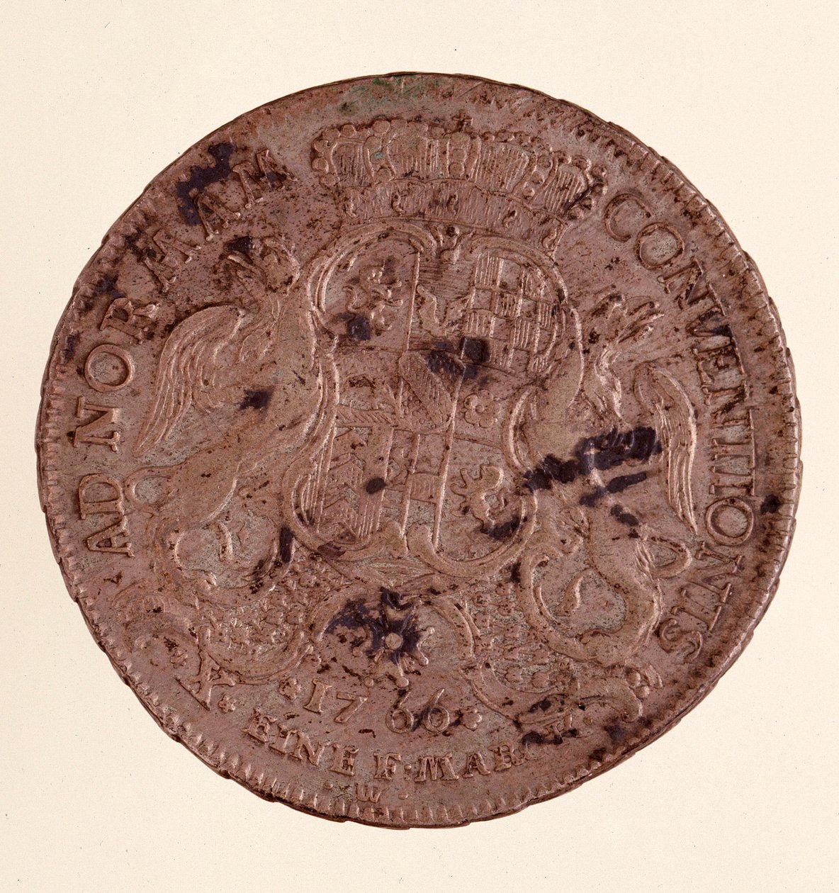 Silberthaler von Karl Friedrich, Großherzog von Baden (1728-1811) 1766 Neapel, Museo Archeologico von German School