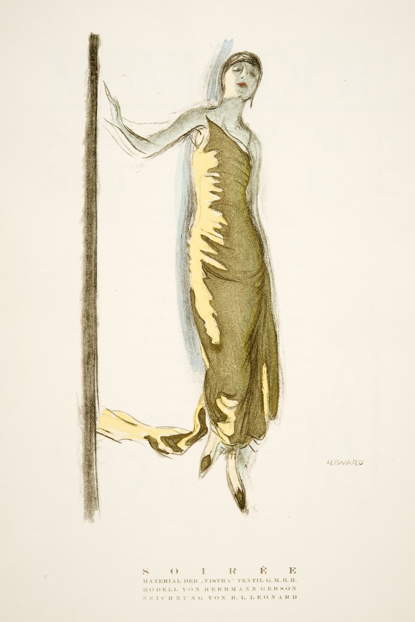 Soirée, aus Styl, veröffentlicht 1922 von German School