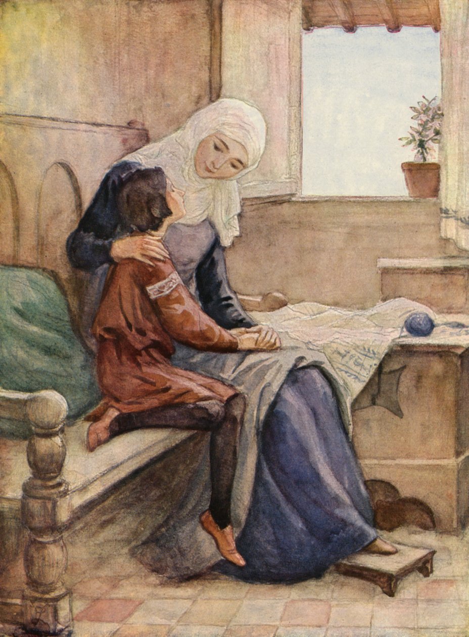 Der heilige Franziskus und seine Mutter von German School