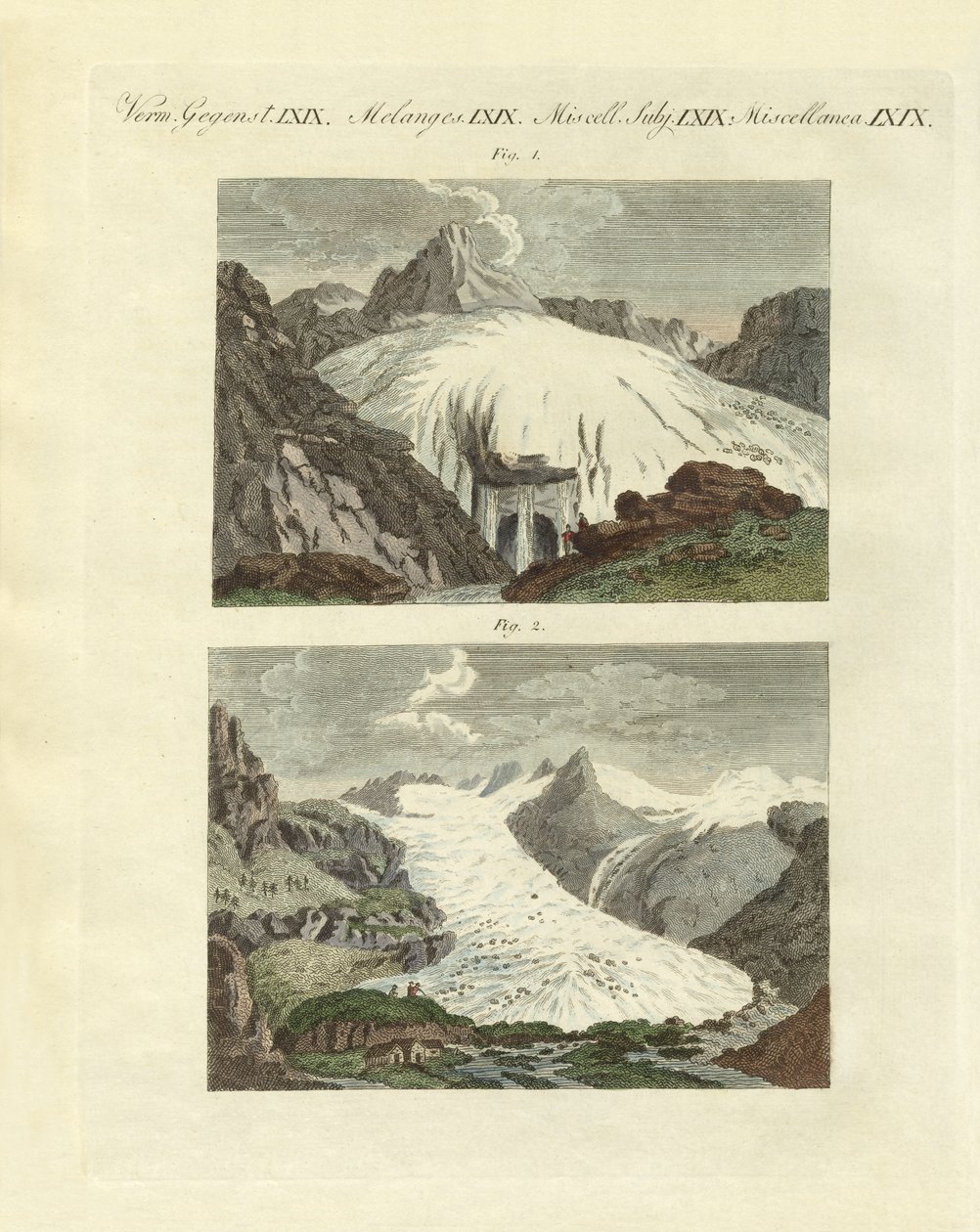 Seltsame Gletscher als Ursprung großer Flüsse von German School