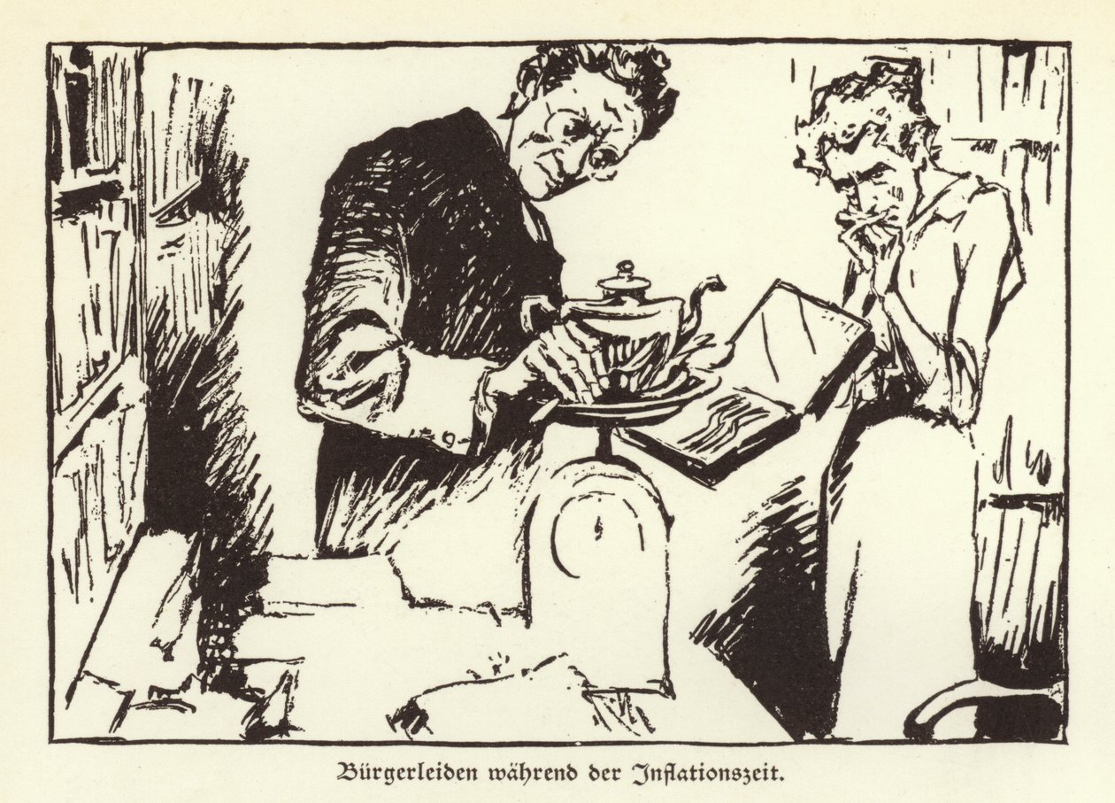 Leiden der deutschen Bürger während der Weimarer Hyperinflation von German School