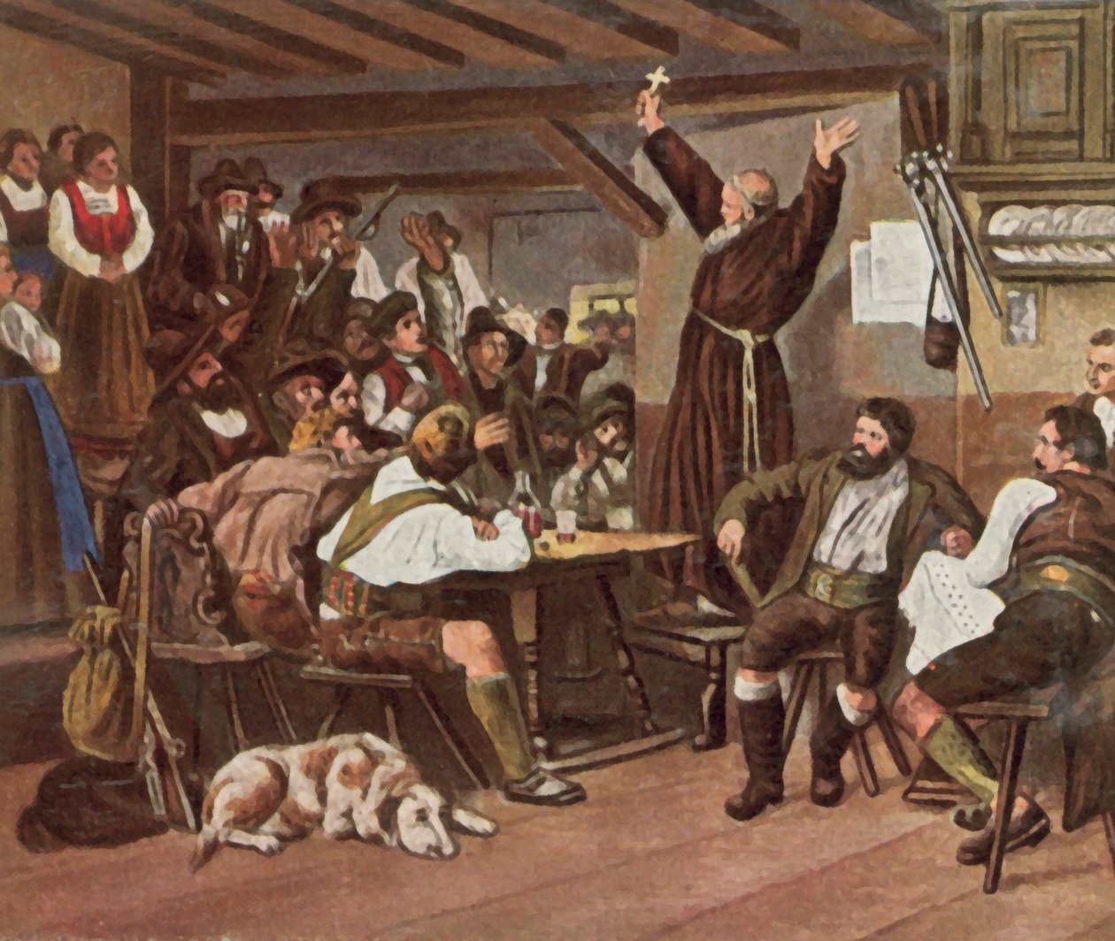Der Kapuzinermönch Haspinger von German School